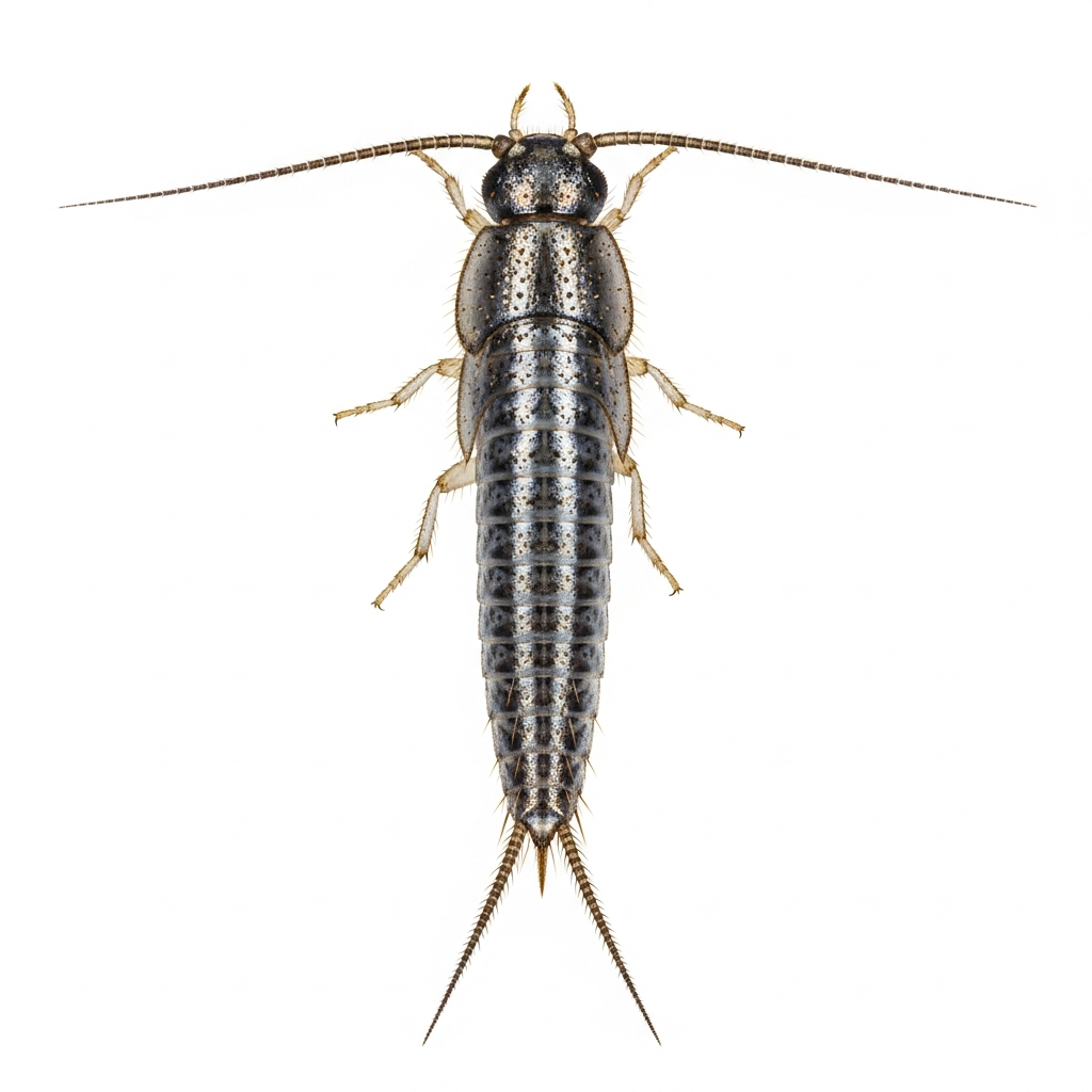 Silverfish close up